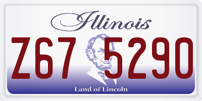 IL license plate Z675290