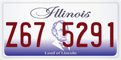 IL license plate Z675291