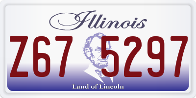 IL license plate Z675297