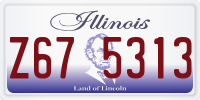 IL license plate Z675313