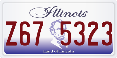 IL license plate Z675323