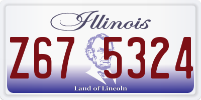 IL license plate Z675324