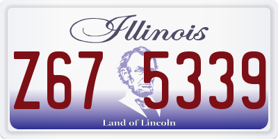 IL license plate Z675339