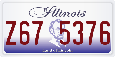 IL license plate Z675376