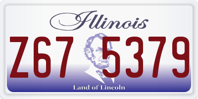IL license plate Z675379