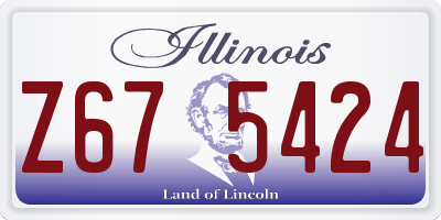 IL license plate Z675424