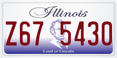 IL license plate Z675430