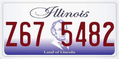 IL license plate Z675482