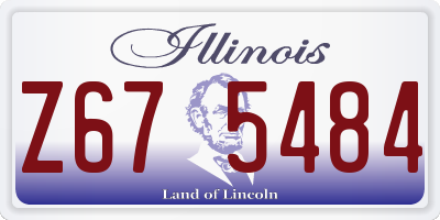 IL license plate Z675484