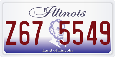 IL license plate Z675549