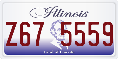 IL license plate Z675559