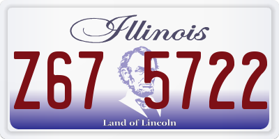 IL license plate Z675722