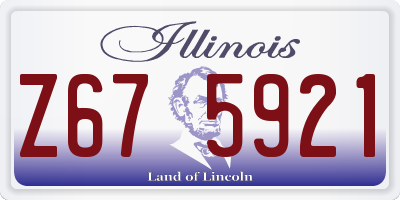 IL license plate Z675921