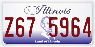 IL license plate Z675964