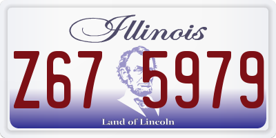 IL license plate Z675979