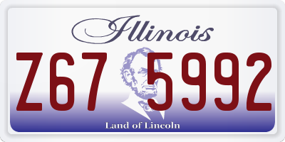 IL license plate Z675992