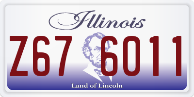 IL license plate Z676011