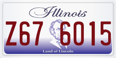 IL license plate Z676015