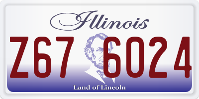 IL license plate Z676024