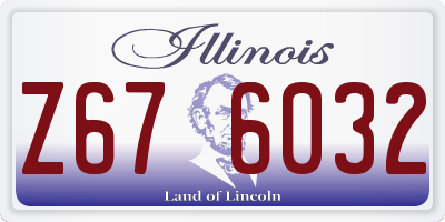 IL license plate Z676032