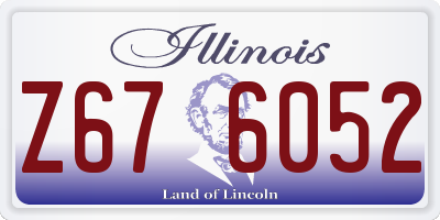 IL license plate Z676052