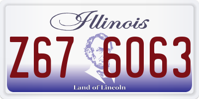 IL license plate Z676063