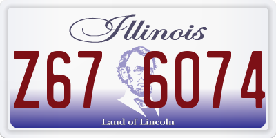 IL license plate Z676074