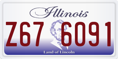 IL license plate Z676091