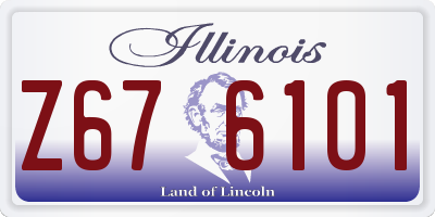 IL license plate Z676101