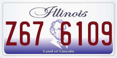 IL license plate Z676109