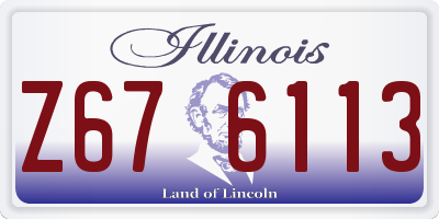 IL license plate Z676113