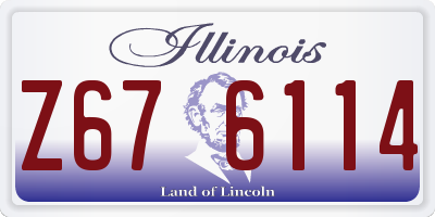 IL license plate Z676114