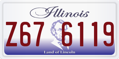 IL license plate Z676119
