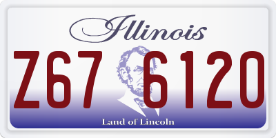 IL license plate Z676120
