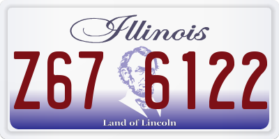 IL license plate Z676122