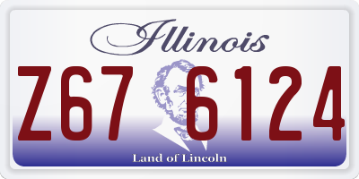 IL license plate Z676124