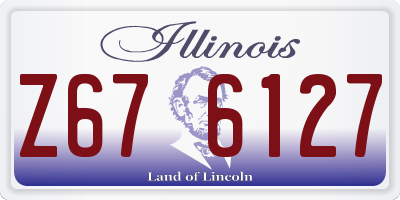 IL license plate Z676127