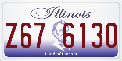 IL license plate Z676130
