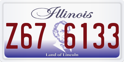 IL license plate Z676133