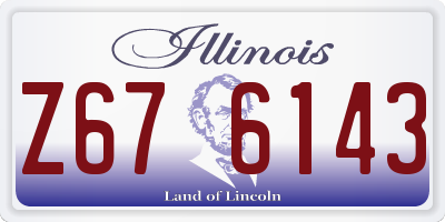 IL license plate Z676143