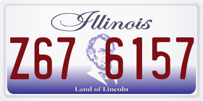 IL license plate Z676157