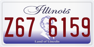 IL license plate Z676159