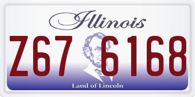 IL license plate Z676168