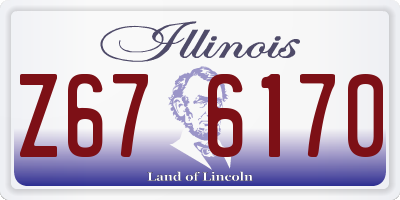 IL license plate Z676170