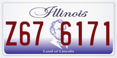 IL license plate Z676171
