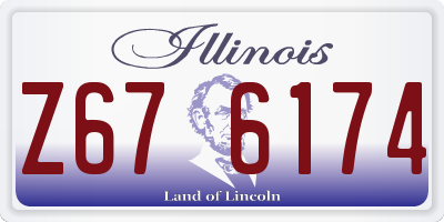 IL license plate Z676174