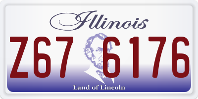 IL license plate Z676176