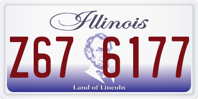 IL license plate Z676177