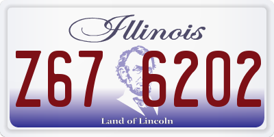IL license plate Z676202