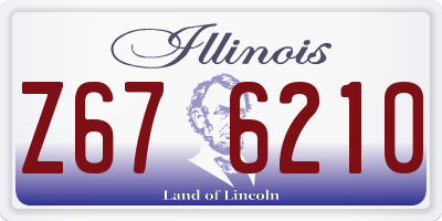 IL license plate Z676210